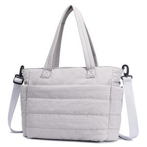 Puffy Tote Bag Quilted Work Bag Nurse Bags Handbags :<